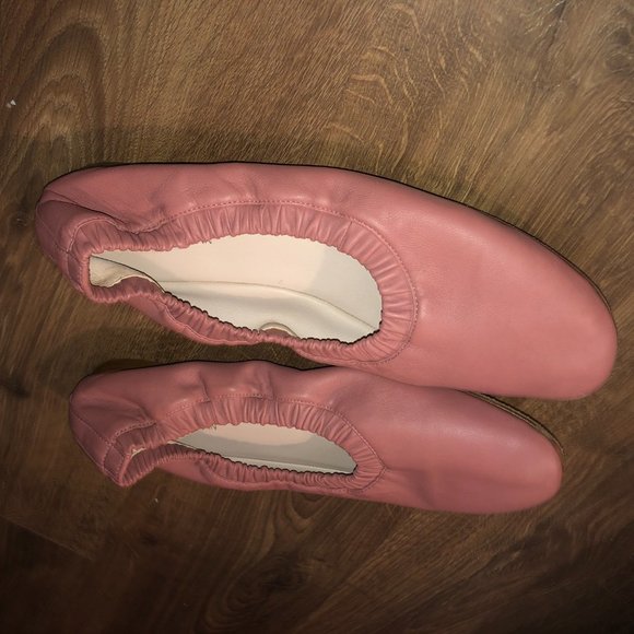 STUART WEITZMAN PINK LEATHER BALLET FLAT - Picture 6 of 6